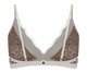Sutiã Top Triângulo Em Tule - Estampa Oncinha Off White, multicolor | WestwingNow