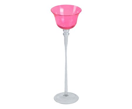 Castiçal Florie Rosa