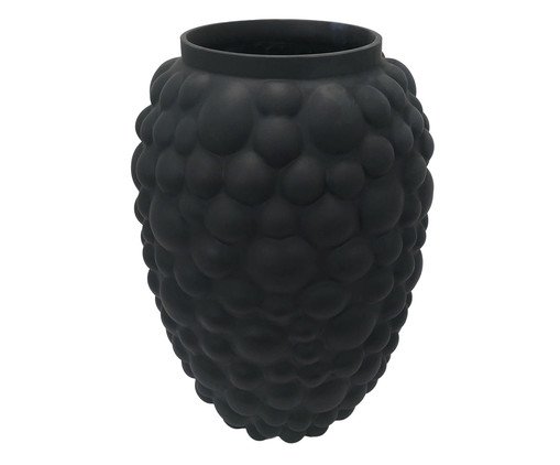 Vaso Fontana Preto Fosco, Azul | WestwingNow