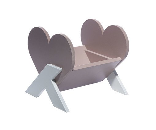 Cachepot para Vaso de Plantas Coração Ll, Rosa | WestwingNow