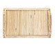 Bandeja de Madeira e Vidro Woodart, Bege | WestwingNow