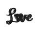 Figura Decorativa Love Ll, Preto | WestwingNow