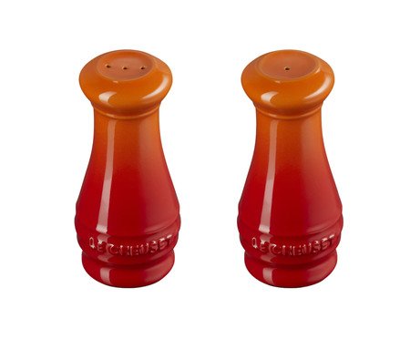 Jogo de Saleiro e Pimenteiro Laranja - 110ml | Westwing