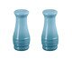 Jogo de Saleiro e Pimenteiro Azul Caribe - 110ml, Verde | WestwingNow