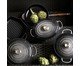 Panela Redonda Signature Flint, Cinza | WestwingNow