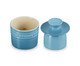 Pote para Manteiga Azul Caribe - 10X10cm, Azul | WestwingNow