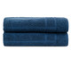 Jogo de Toalhas de Piso Sofisticata - Azul, Azul | WestwingNow
