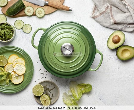 Panela Redonda Signature Bamboo Green | Westwing
