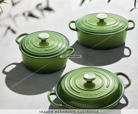 Panela Redonda Signature Bamboo Green | Westwing