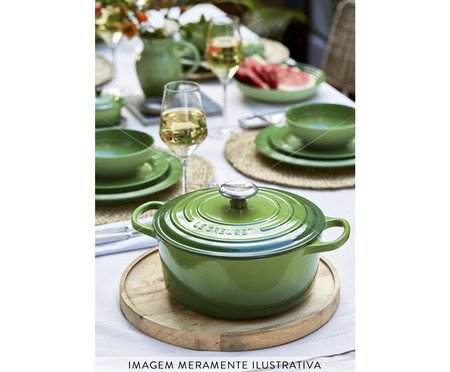 Panela Redonda Signature Bamboo Green | Westwing