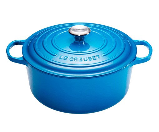 Panela Redonda Signature Azul Marseille, Azul | WestwingNow