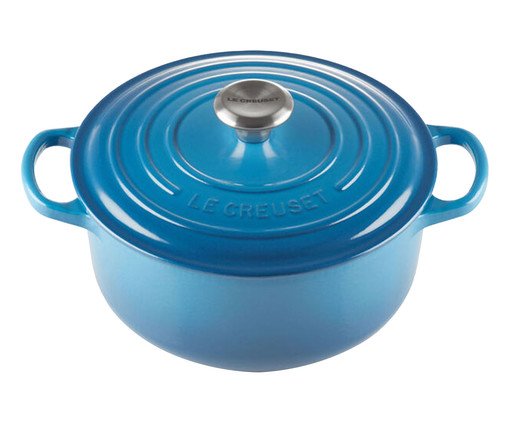 Panela Redonda Signature Azul Marseille, Azul | WestwingNow