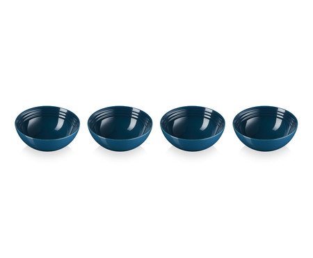 Jogo de Bowls Redondo Vancouver Deep Teal - 16cm | Westwing