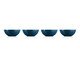 Jogo de Bowls Redondo Vancouver Deep Teal - 16cm, Azul | WestwingNow