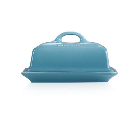 Manteigueira Azul Caribe - 17,2X9X12,6cm | Westwing
