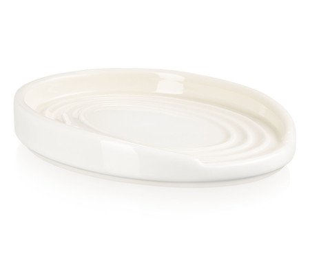 Descanso Oval para Colher Meringue - 16X11,8cm | Westwing