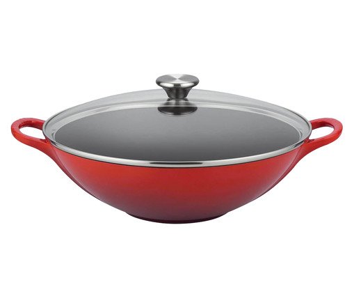 Panela Wok Signature Vermelha, Vermelho | WestwingNow