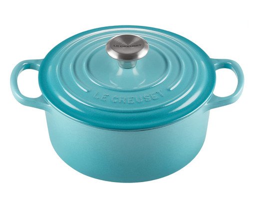 Panela Redonda Signature Azul Caribe - 20cm, Azul | WestwingNow