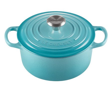 Panela Redonda Signature Azul Caribe - 20cm