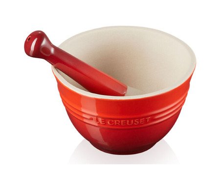 Pilão com Macerador Vermelho - 300ml | Westwing