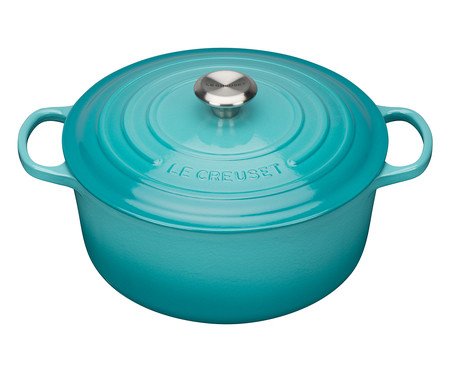 Panela Redonda Signature Azul Caribe - 18cm
