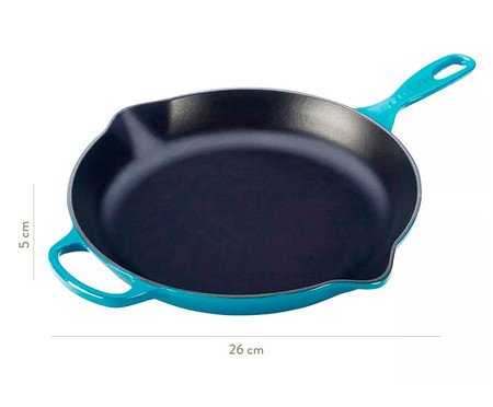 Frigideira Skillet Redonda Signature Azul Caribe | Westwing