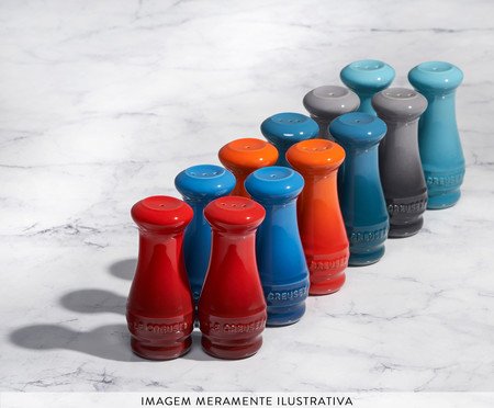 Jogo de Saleiro e Pimenteiro White - 110ml | Westwing