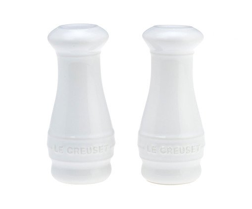 Jogo de Saleiro e Pimenteiro White - 110ml, Branco | WestwingNow