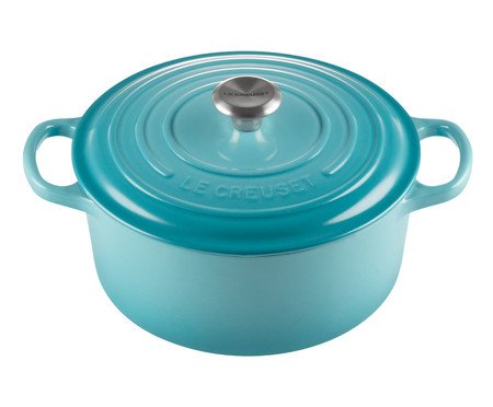 Panela Redonda Signature Azul Caribe - 22cm