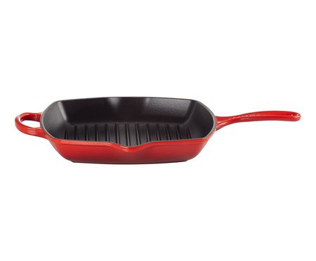 Grelha Quadrada Signature Vermelha - 26cm | Westwing