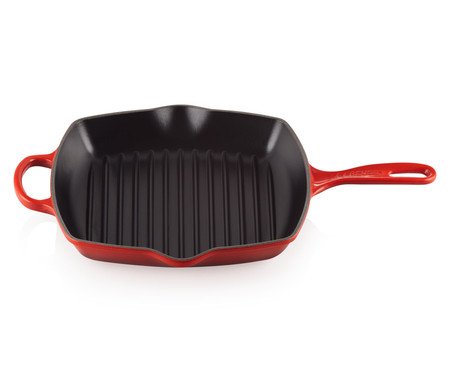 Grelha Quadrada Signature Vermelha - 26cm | Westwing