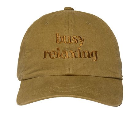 Boné Dad Hat Busy Relaxing - Caramelo | Westwing