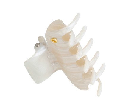 Piranha de Cabelo Maxi Vanilla Off -White - 7,5X5cm | Westwing