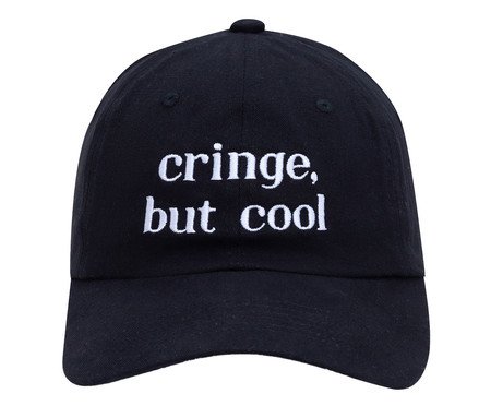 Boné Dad Hat Cringe, But Cool Preto | Westwing
