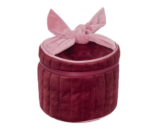 Necessaire Porta Acessório de Cabelo Joana - Bordô, Vermelho | WestwingNow