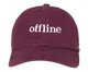 Boné Dad Hat Offline - Bordô, Off White | WestwingNow