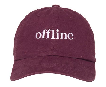Boné Dad Hat Offline - Bordô | Westwing
