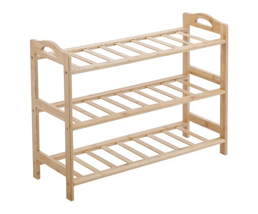 Sapateira em Bambu de 3 Níveis Stilo, Natural | WestwingNow