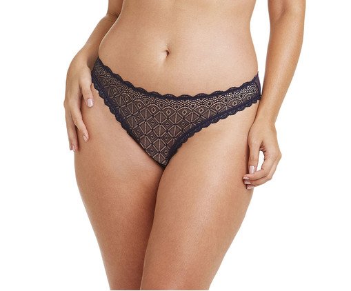 Calcinha Geometric Tanga, Azul | WestwingNow