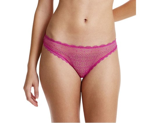 Calcinha Geometric Tanga, Rosa | WestwingNow