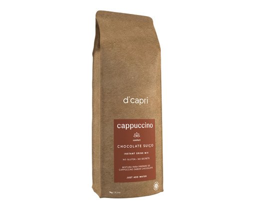 Cappuccino Chocolate Suiço Refil - 1Kg, Marrom | WestwingNow