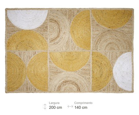 Tapete Yerkoy Natural e Amarelo | Westwing