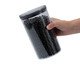Pote Empilhável Oikos Preto, Transparente | WestwingNow