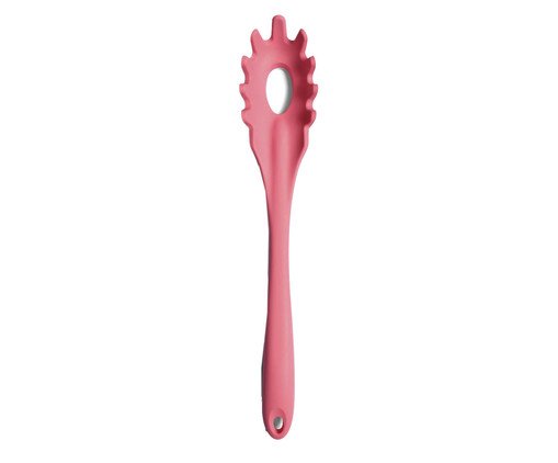 Pegador de Macarrão em Silicone Rosa Oikos Rosa, Rosa | WestwingNow