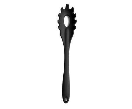 Pegador de Macarrão em Silicone Oikos Preto | Westwing