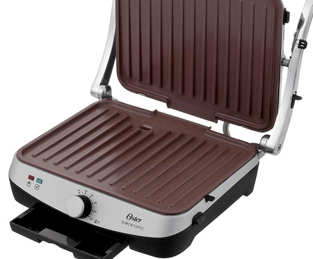 Grill Multiuso Bioceramic Oster - Cinza | Westwing