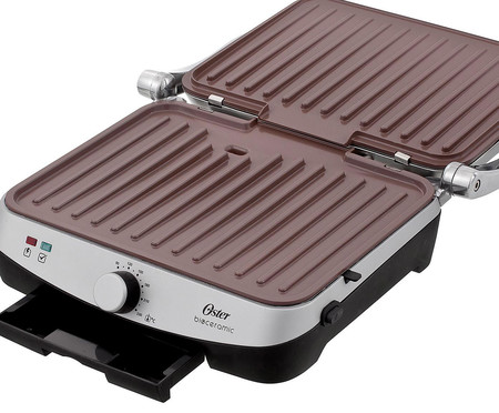 Grill Multiuso Bioceramic Oster - Cinza | Westwing