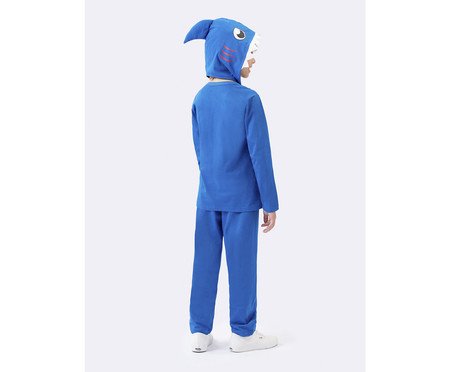 Pijama Manga Longa Infantil Tubarão | Westwing