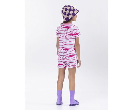 Pijama Manga Curta Infantil Feminino Múmia Brilha No Escuro | Westwing