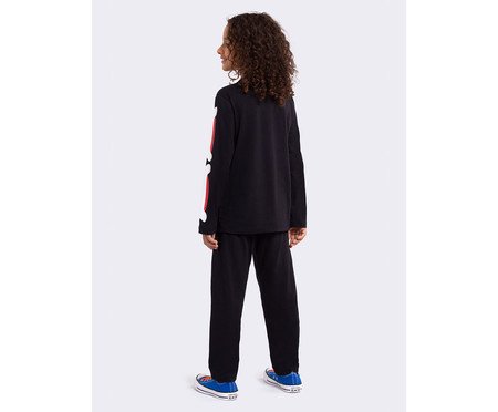 Pijama Manga Longa Infantil Corpo Humano Brilha No Escuro | Westwing